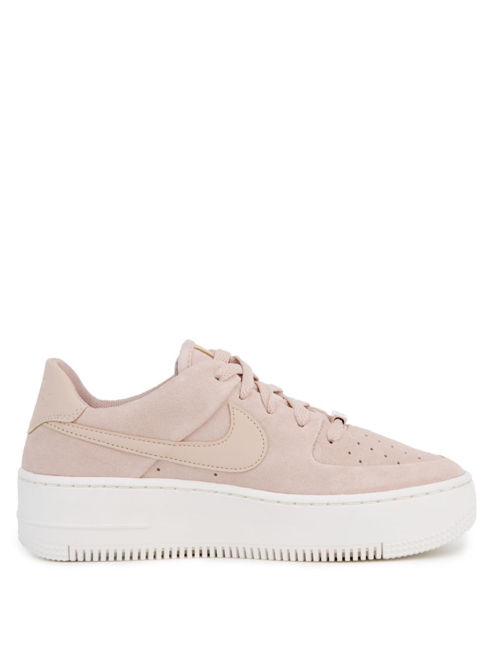 Nike Women’s Blush Suede Platform Sneakers AF1 - Picture 4 of 4